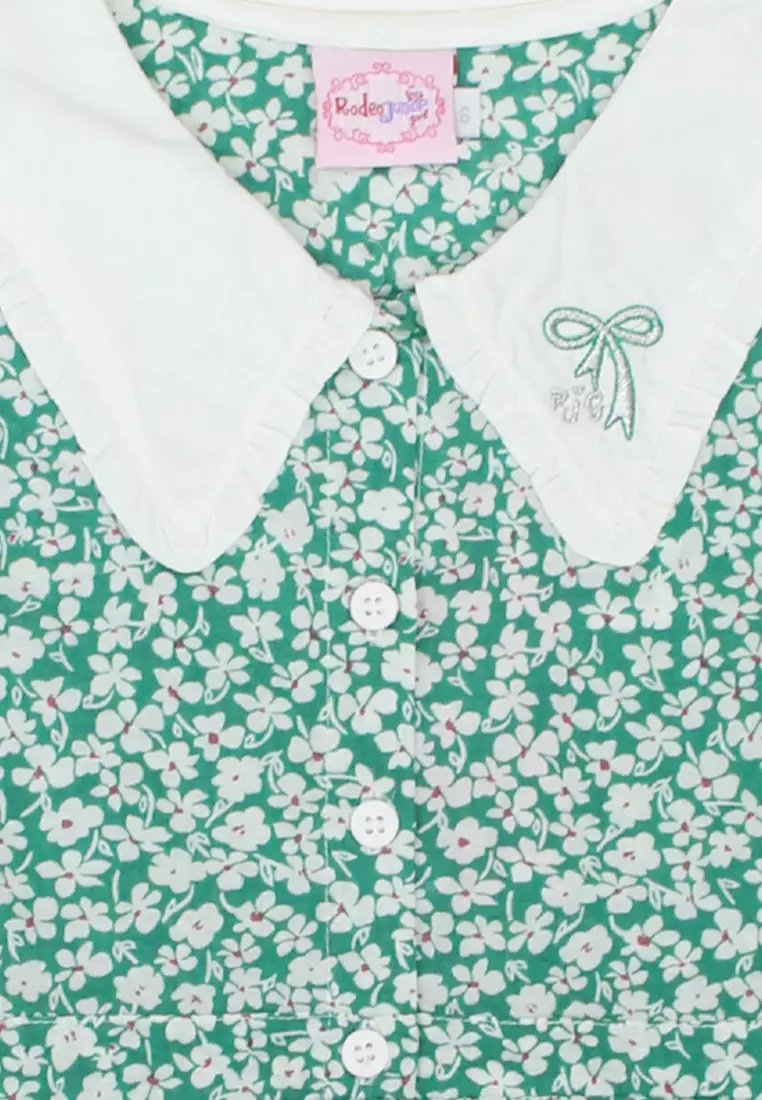 Mini dress/ Dress Pendek Anak Green/ Rodeo Junior Girl Red Christmas