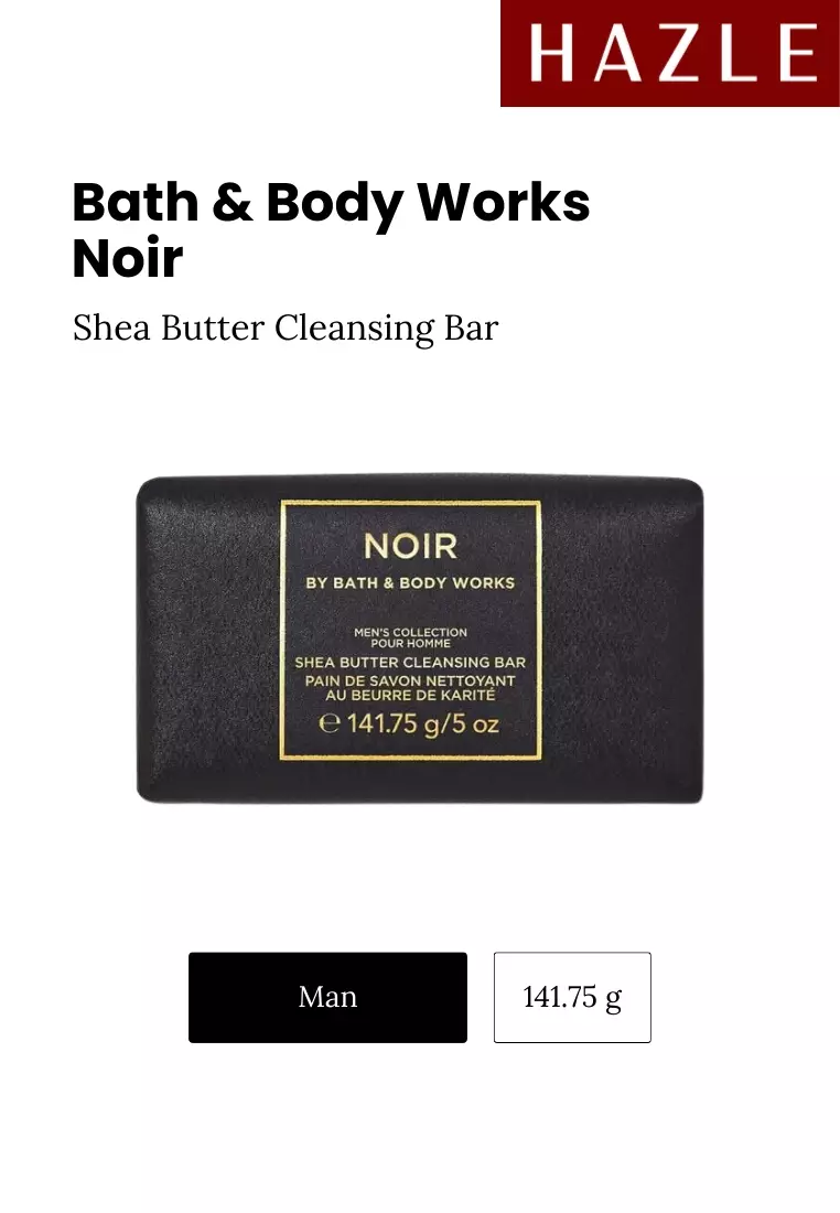 Bath & Body Works Noir Shea Butter Cleansing Bar Woman 141.75 gr