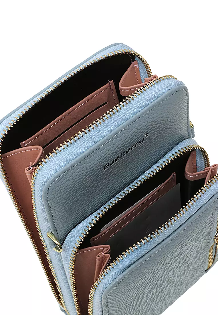 Sling Bag Tas Selempang Wanita Dompet HP Multifungsi Many Slot Material PU Leather ORIGINAL