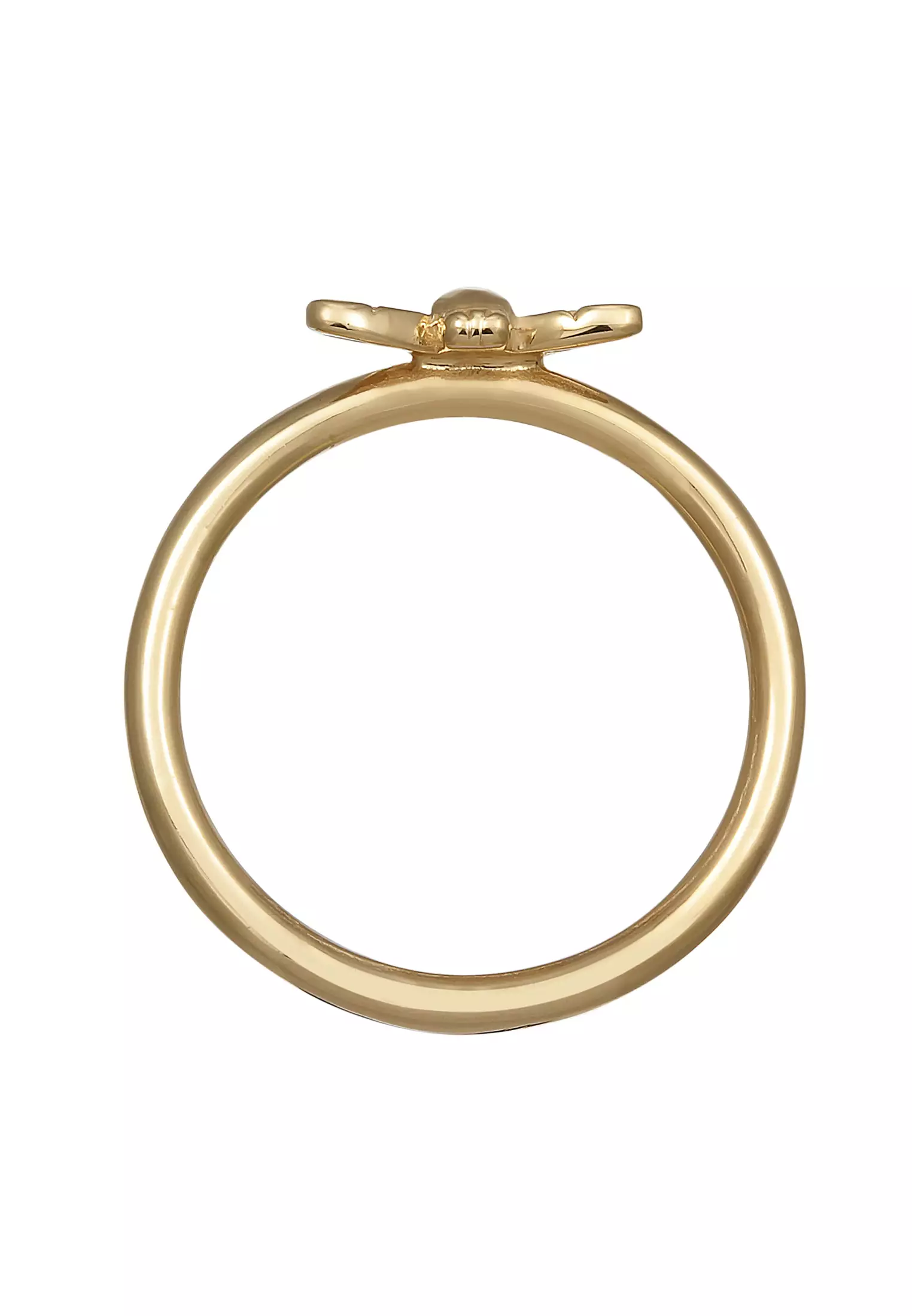 Ring Bee Symbol Honey Gold Plated