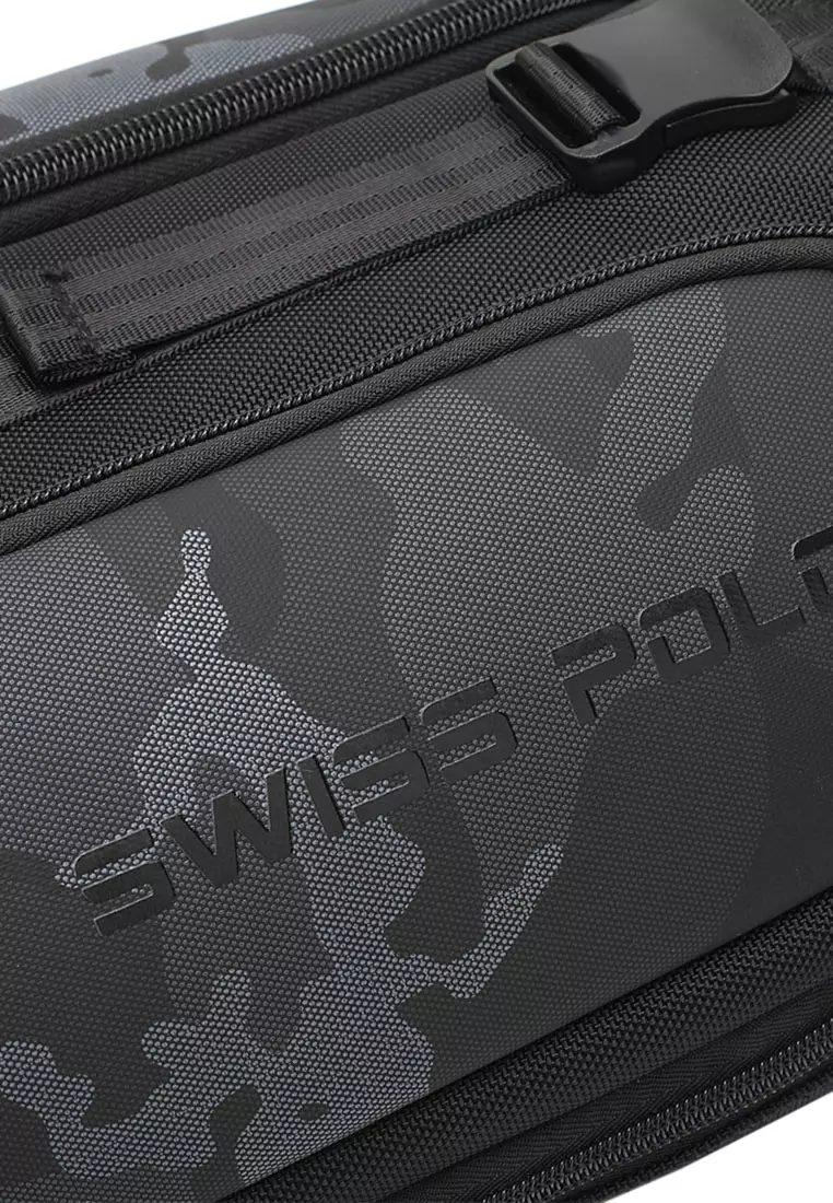 Men's Sling Bag / Chest Bag / Crossbody Bag - Black