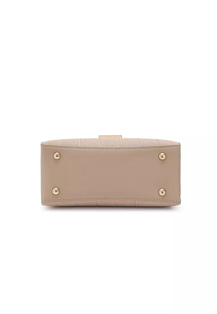 Women's Top Handle Bag / Sling Bag / Crossbody Bag - Khaki