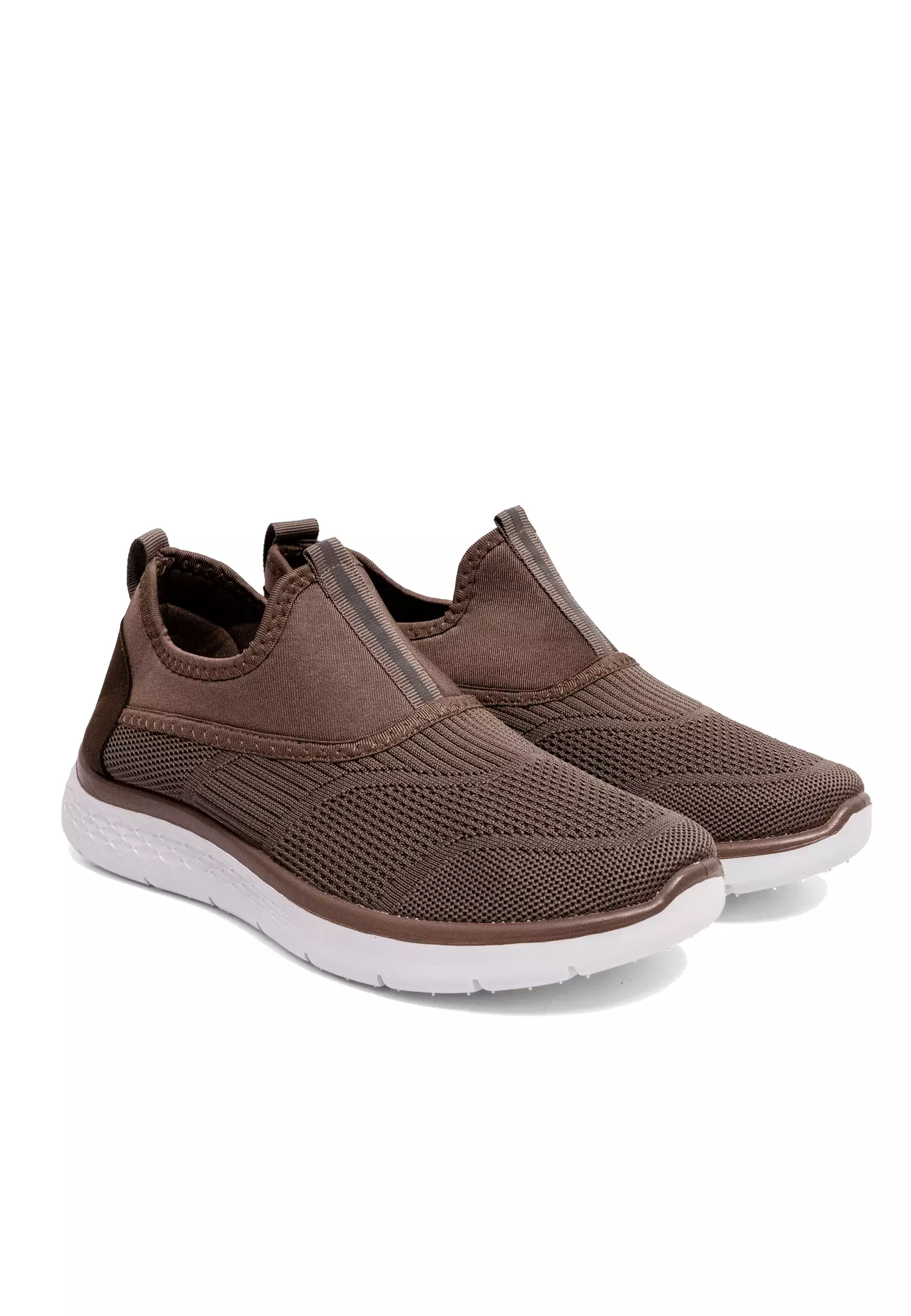 Dr. Kevin Sepatu Sport Pria Men Sneakers Sekolah Flyknit Slip On 889-082