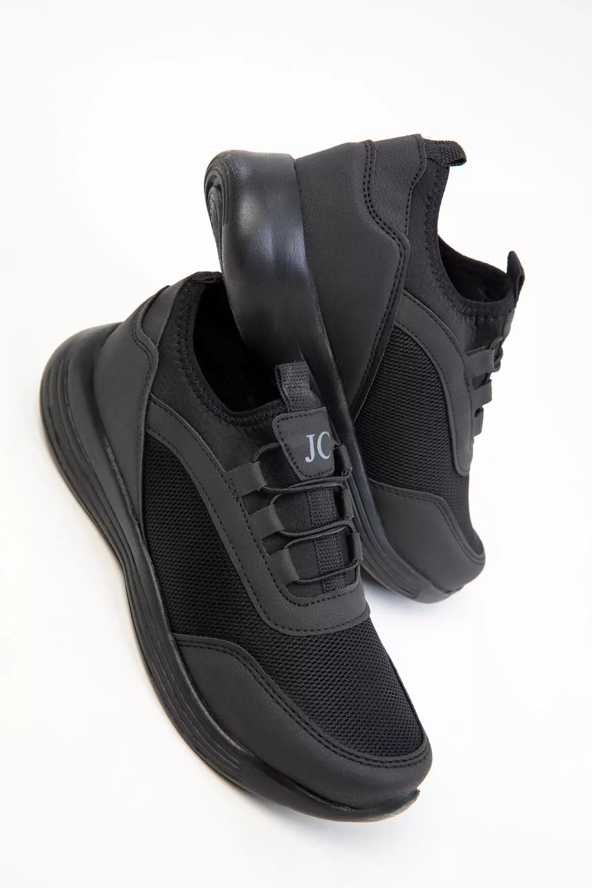 Black-Black Women's Sneakers 20360