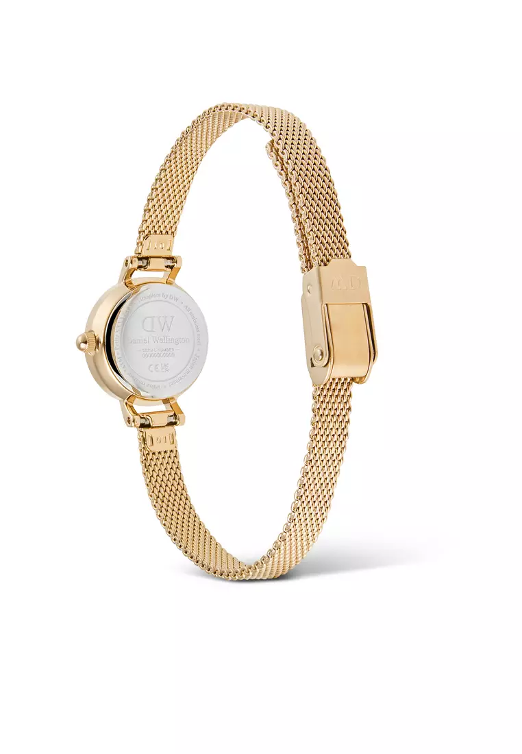 Petite Mini 19mm Evergold Gold White - Women Watch stainless steel watch DW Official Authentic Original