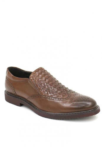 East Rock brown Adkins Business Shoes 34D75SH96706A3GS_1