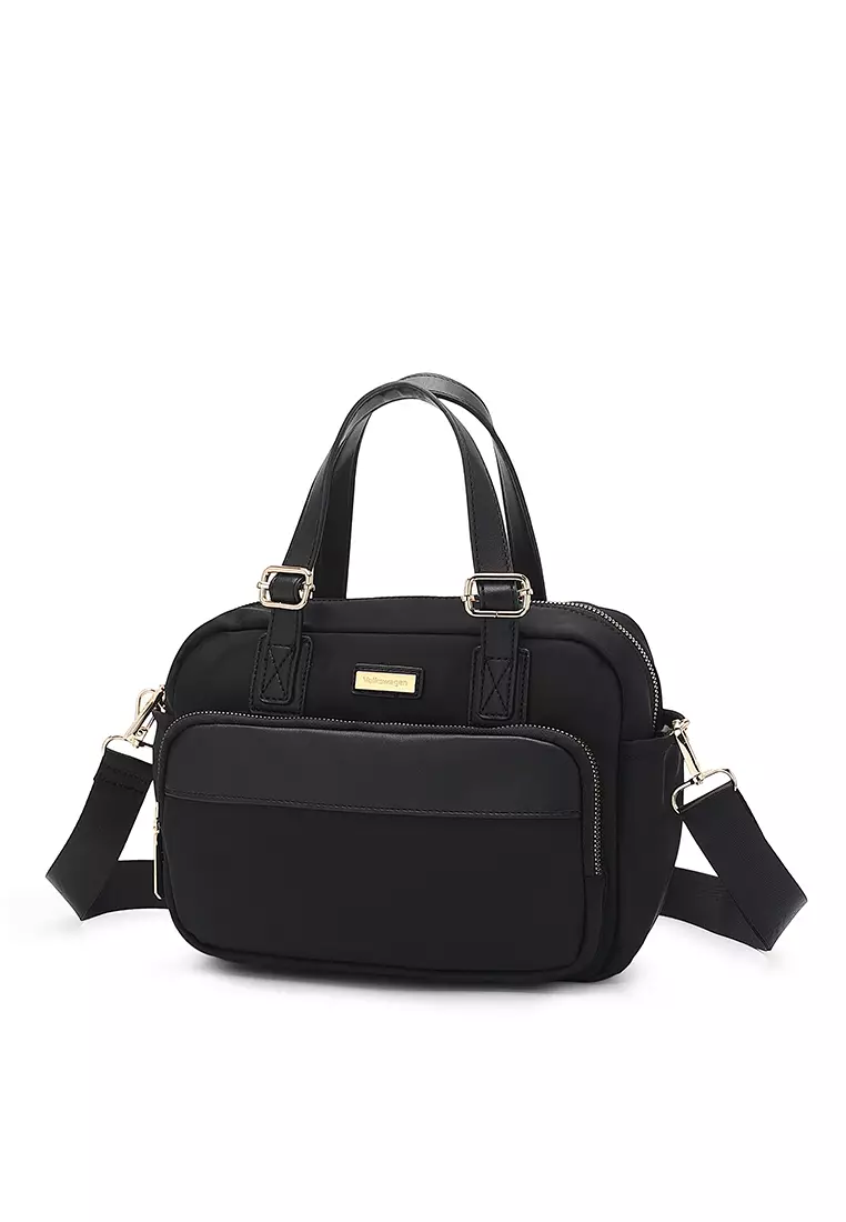 Women's Top Handle Bag / Sling Bag / Shoulder Bag - Black