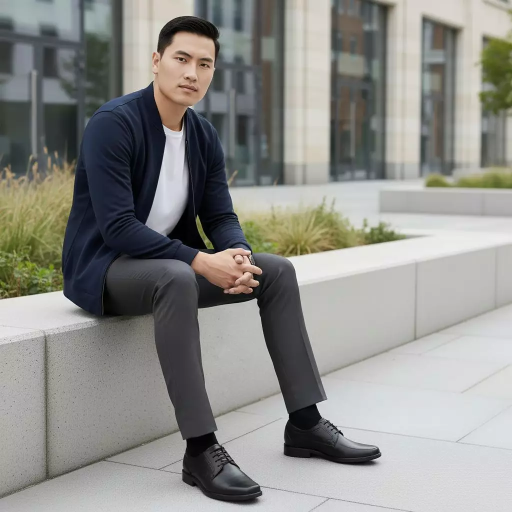 PAULMAY - Sepatu Formal Casual Pria Wina 70 Black