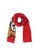 MOSCHINO red MOSCHINO women's big bear with letter scarf 89229ACA634108GS_3