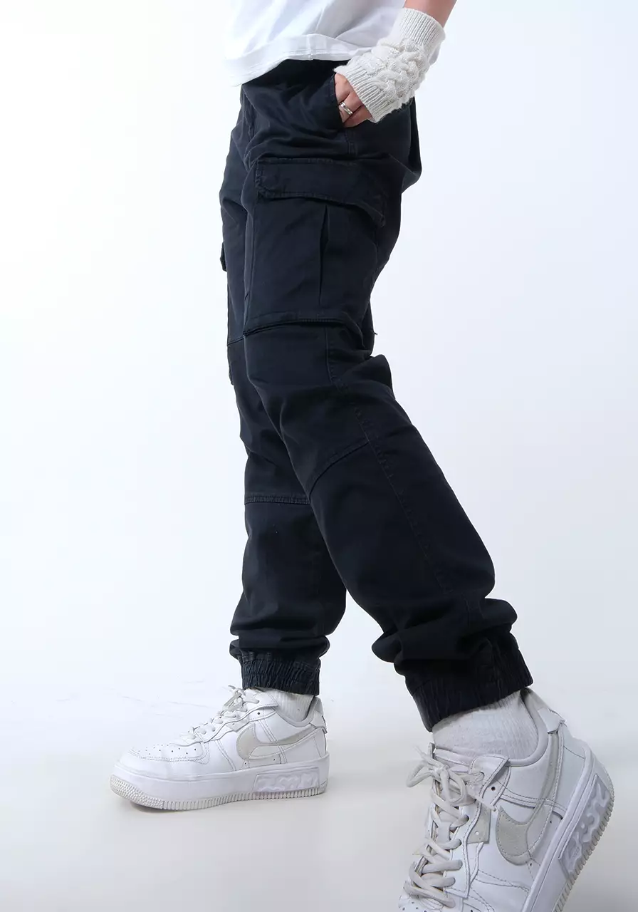 Celana Panjang Joger Wanita Amber Dark Grey