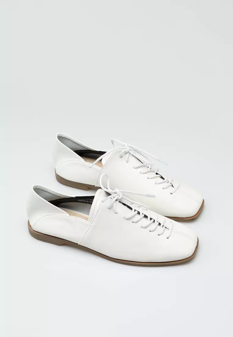 Leather Lace Up Loafers TH-R6-1