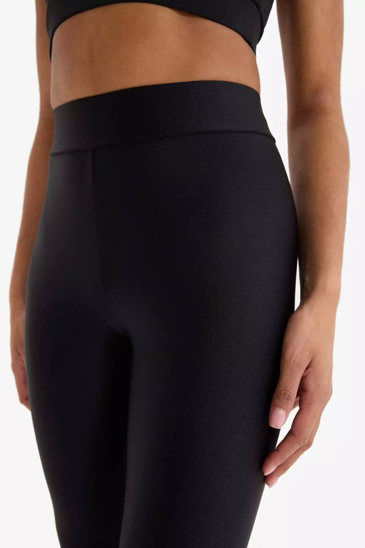 Defactofit Recovery High Waist Shiny Sports Leggings E6302Ax25Sm