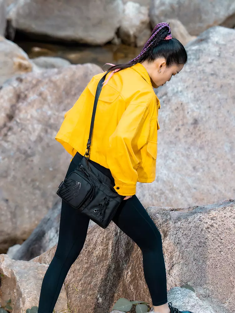 Arctic Hunter K00535 Tas Selempang Sling Messenger Bag Pria Ringan - BLACK