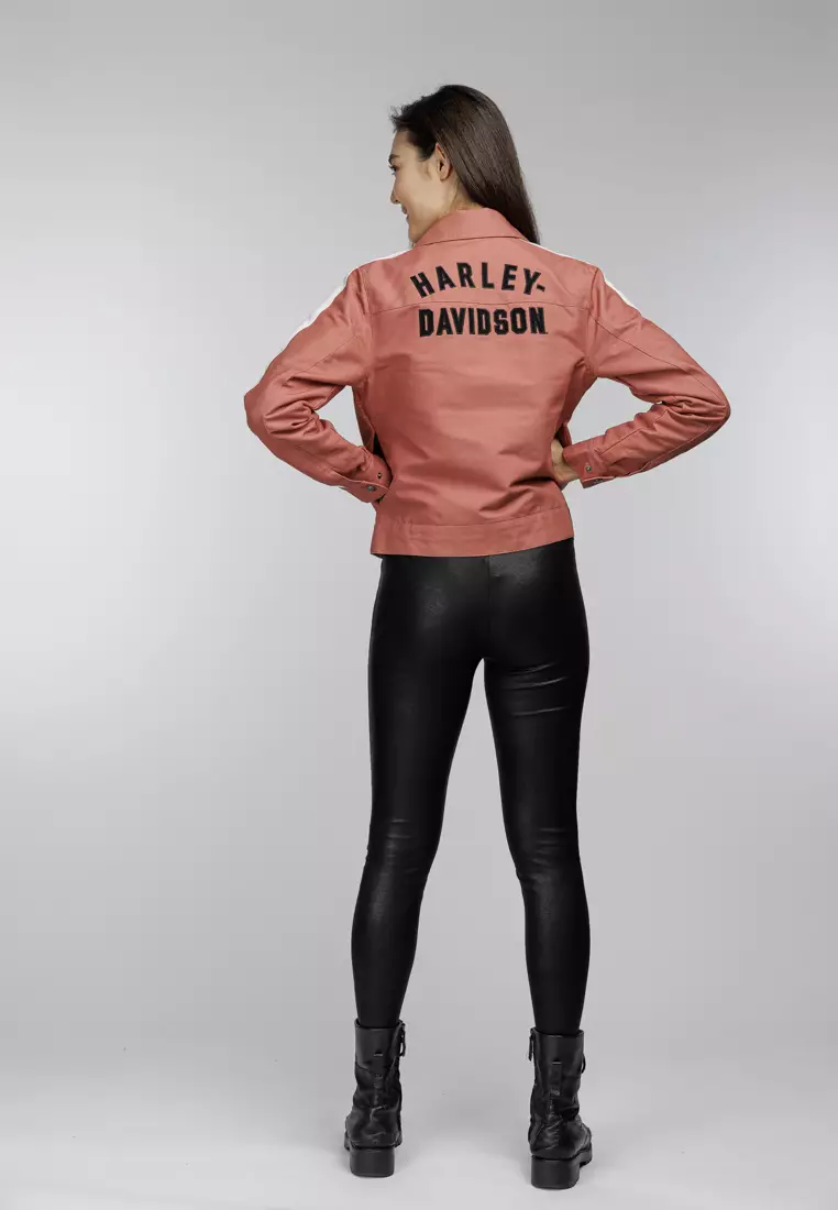 Womens pink harley hot sale davidson jacket