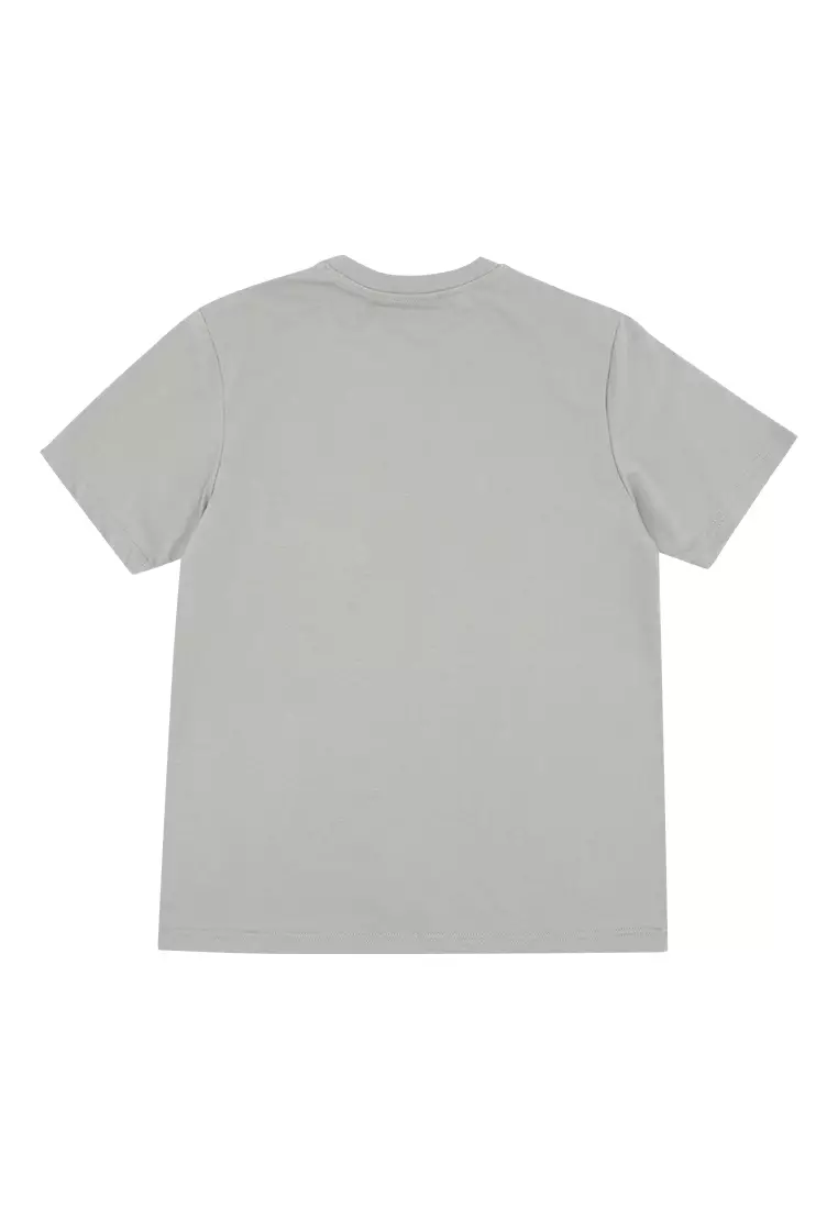 Men's Basic Round Neck T-Shirt with Pocket Detail