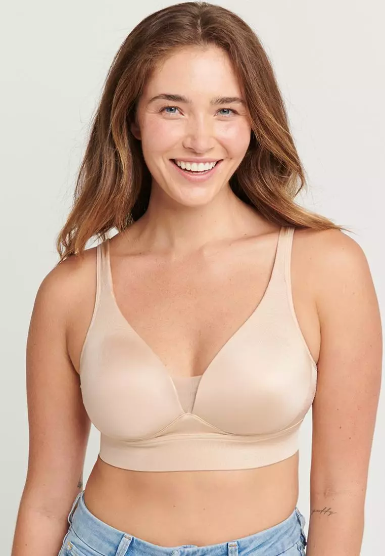 Jockey Forever Fit Soft Touch Lace Molded Cup Bra