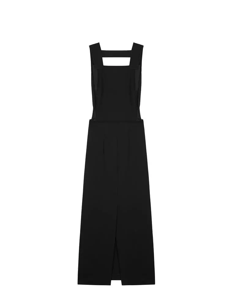 Backless Long Sleeveless Dress