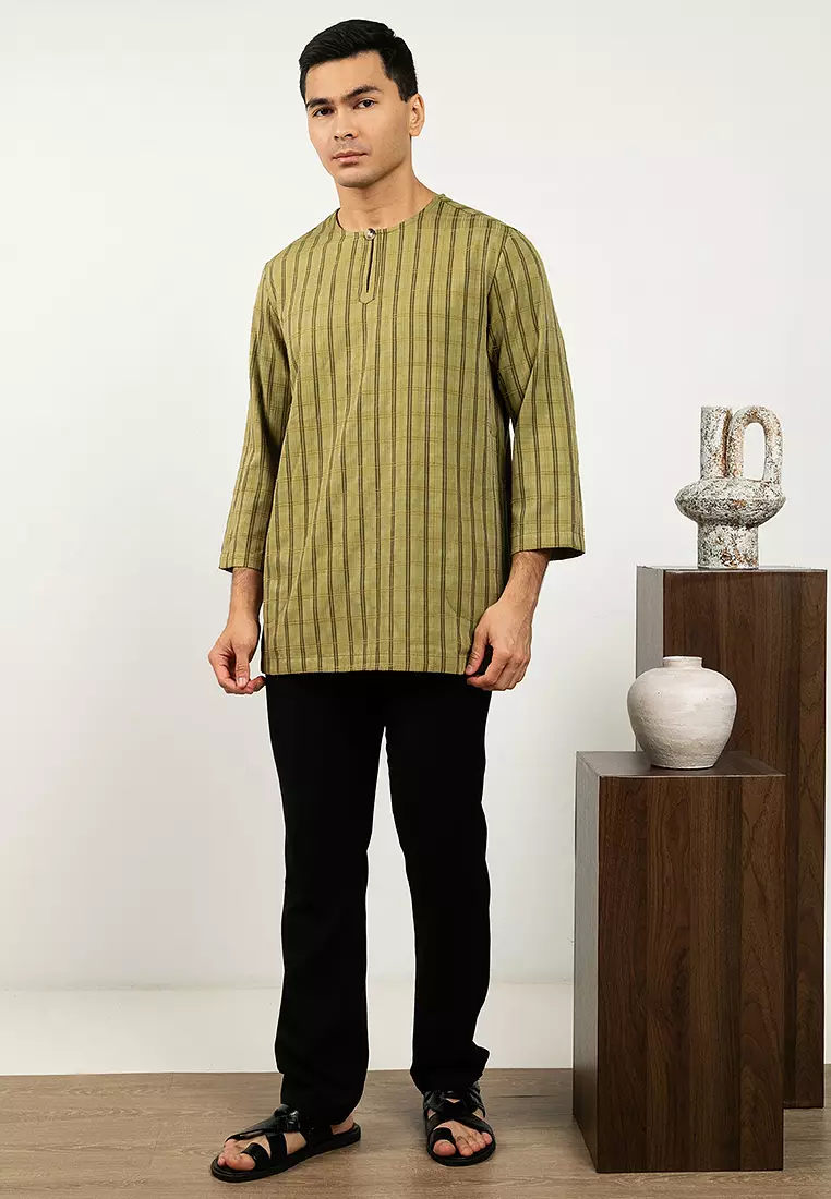 Casual Kurta With Fine Textured Cotton