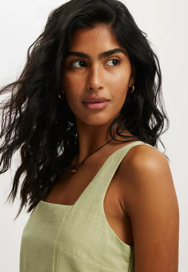 Square Neck Mini Dress