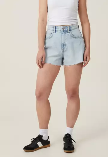 Buy Cotton On High Mom Denim Shorts 2024 Online ZALORA Singapore