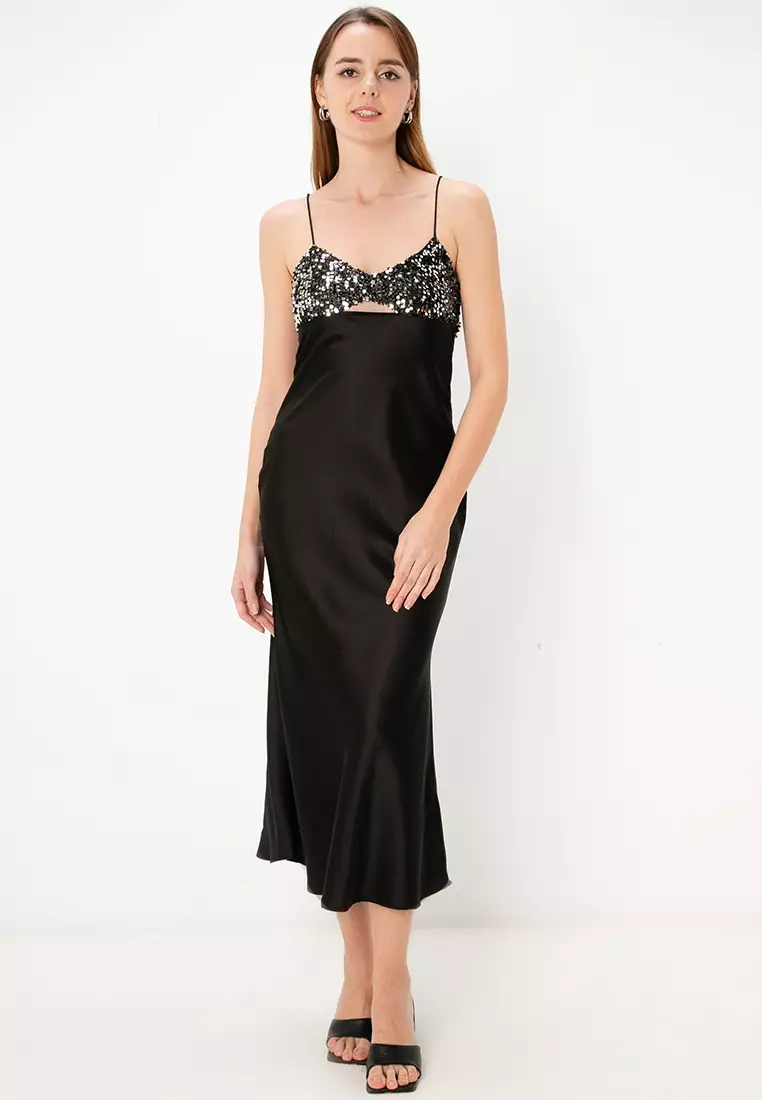 Sequins Slip Dress