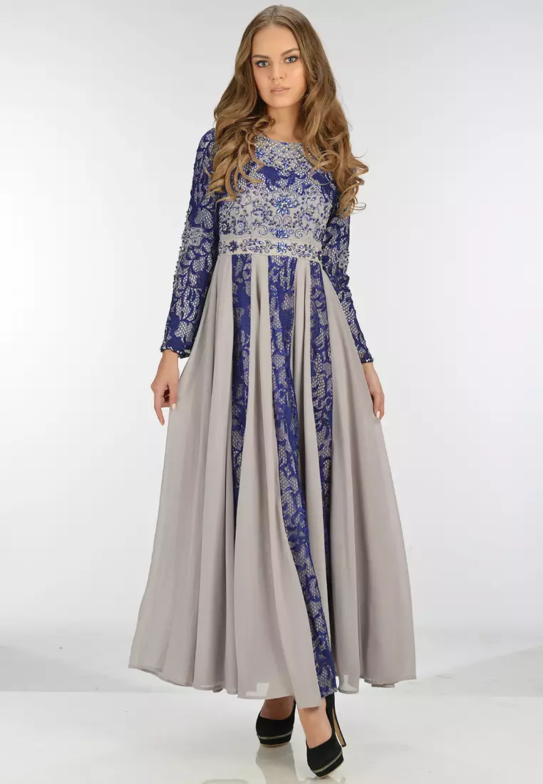 Bibiq Gamis Brokat Sifone Sutra