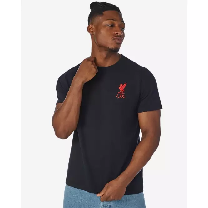 Liverpool FC Lfc Mens 82 Graphic Tee Black Men - Official LFC T Shirt Original Pria