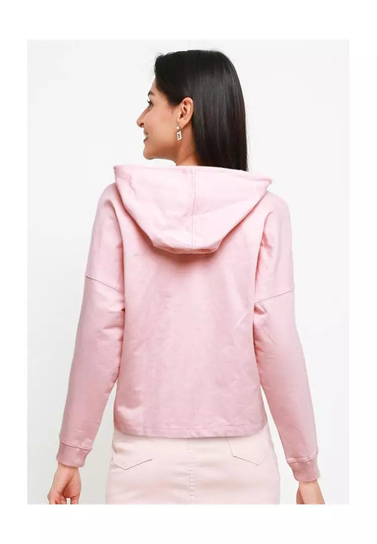 Sweater Wanita Velove Light Pink