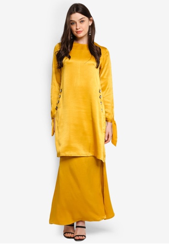 Isabel Modern Kurung from UMMA in Yellow