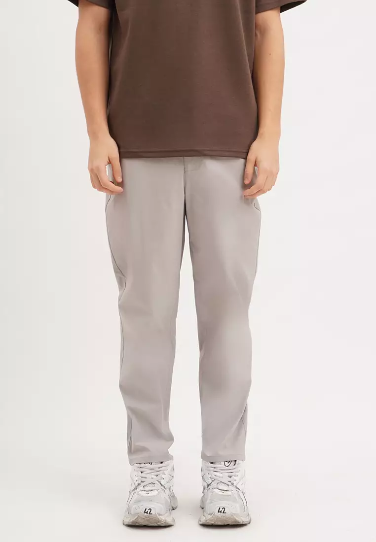 Slim Fit Staple Nylon Pants