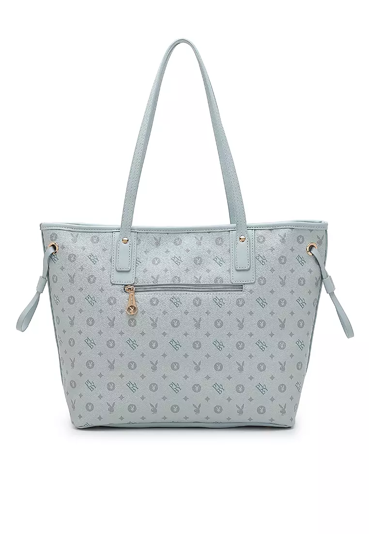 Buy PLAYBOY BUNNY Women s Monogram Tote Bag 2024 Online ZALORA