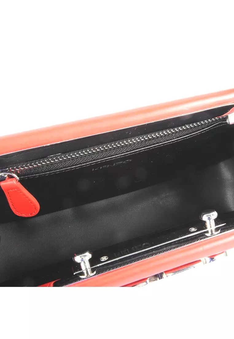 Pre-loved Kenzo Kyoto Shoulder Bag for Women in Medium Red - O1-F862SA990L23-21