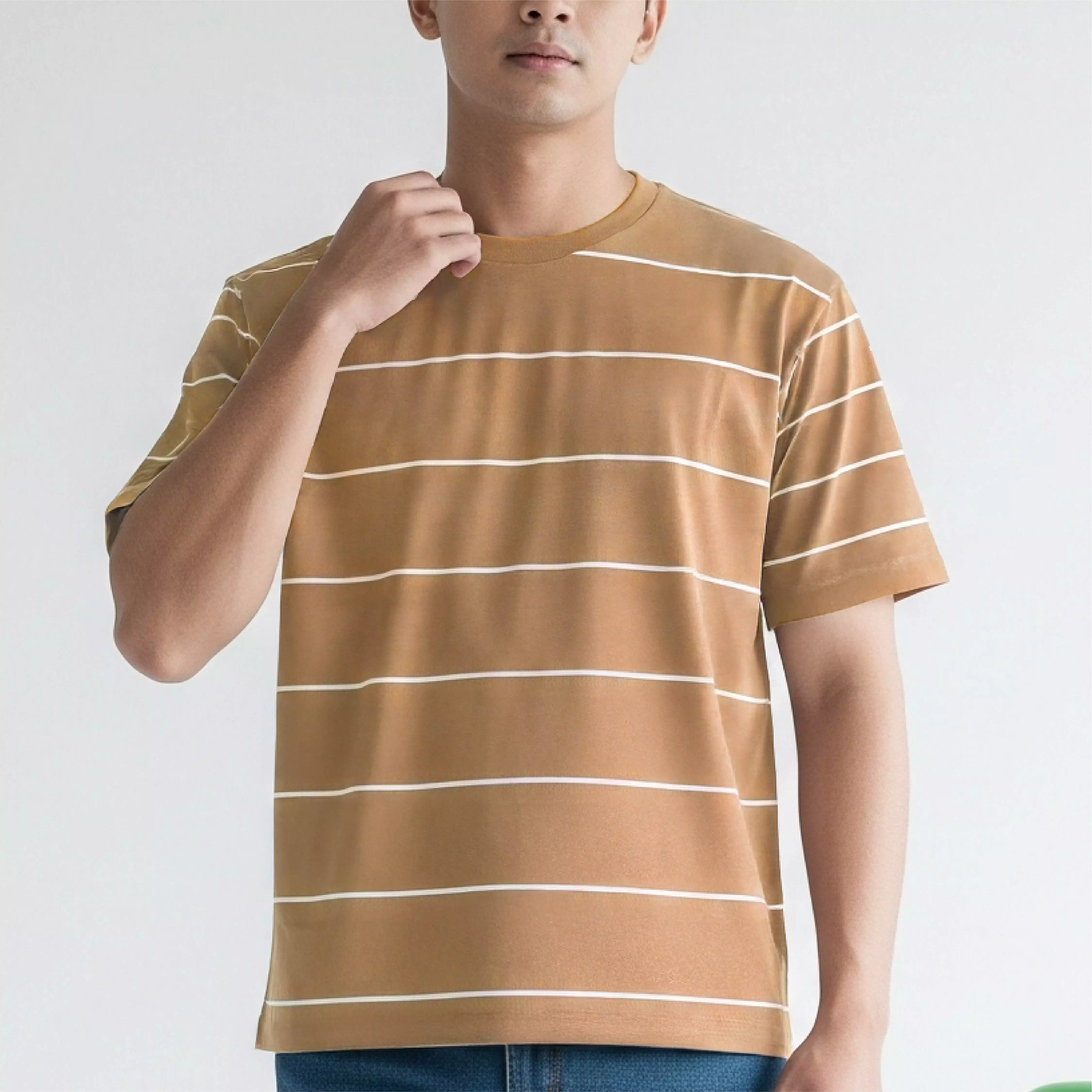 Kale EROS BROWN / Cotton Cloudy / Kaos Boxy Fit / Kaos Korea / Atasan Kaos Pria / Kaos Basic Pria