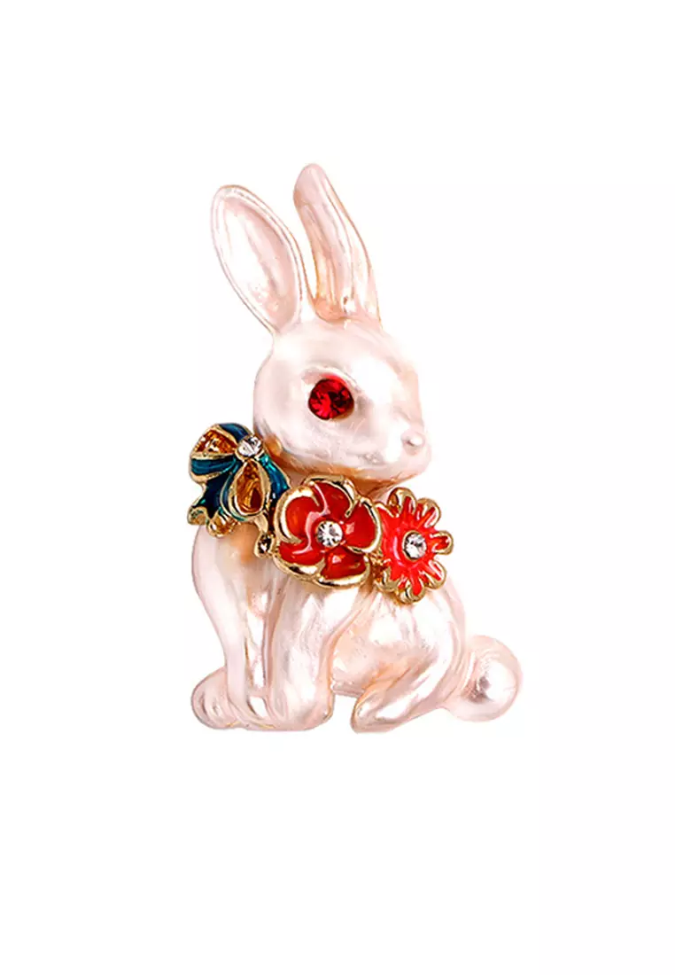 Rabbit brooch sale