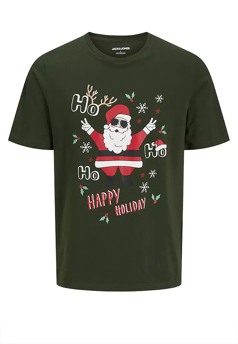 Christmas Short Sleeves Crew Neck Tee