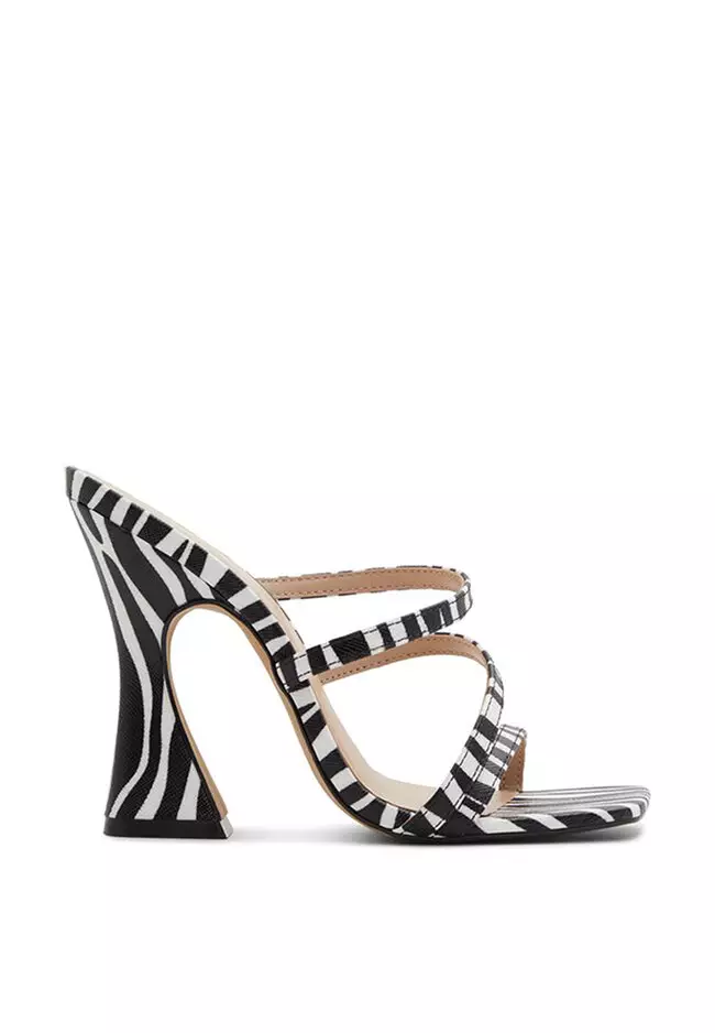 Aldo white strappy best sale heels