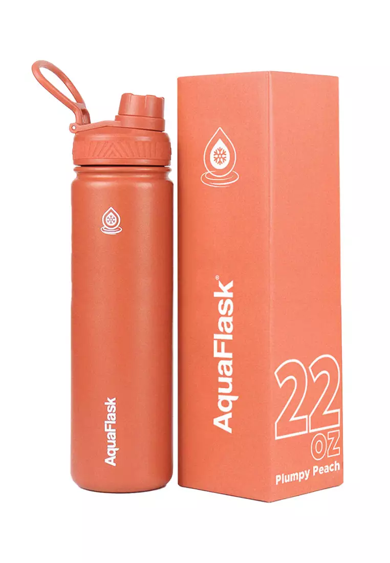 22oz Wide Mouth Water Bottle Plumpy Peach
