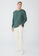 Cotton On green Textured Long Sleeve T-Shirt 4F168AAE0D94D3GS_4