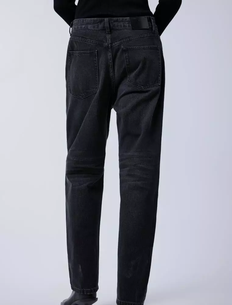 Fitted Denim Long Pants
