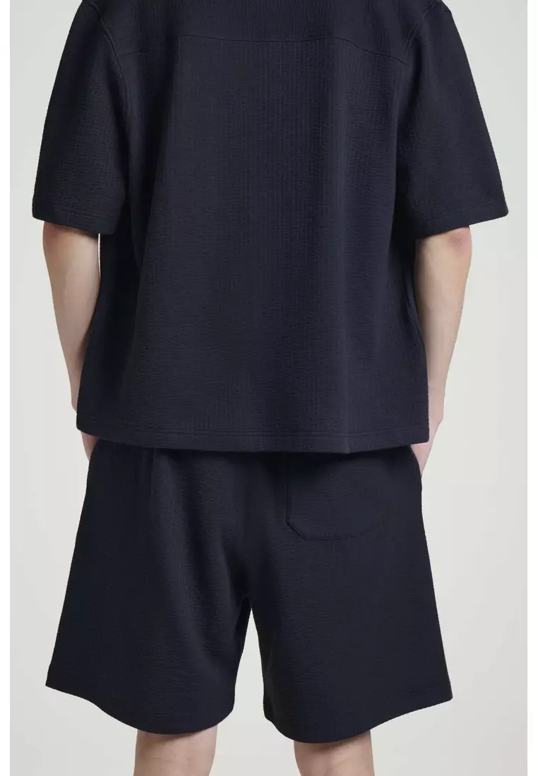 SEERSUCKER DRAWSTRING SHORTS