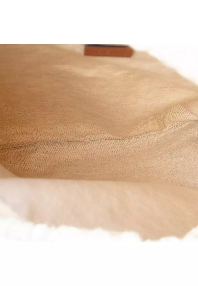 Pre-Loved Loewe Anagram Terry Cloth Drawstring Pouch