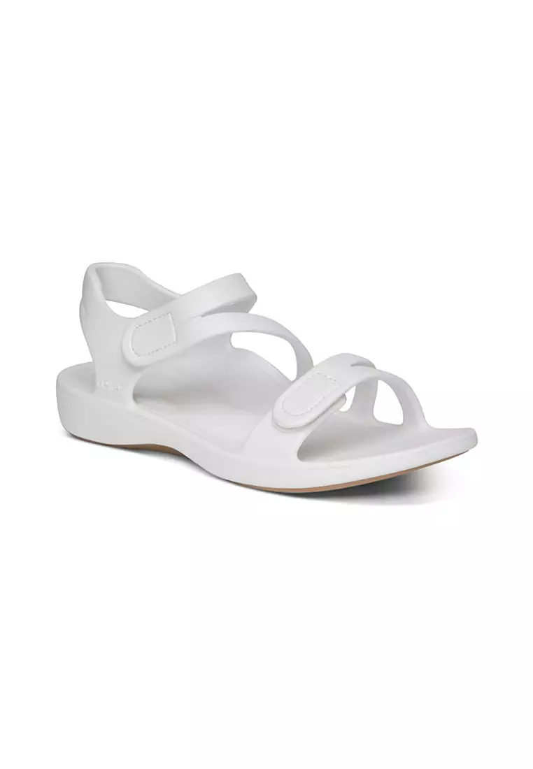 Buy Aetrex Aetrex Women's Jillian Sport Sandal - White 2023 Online ...