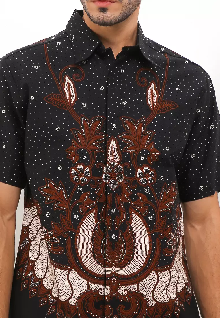 Hem Body Fit Batik Sayap Garuda Kencana