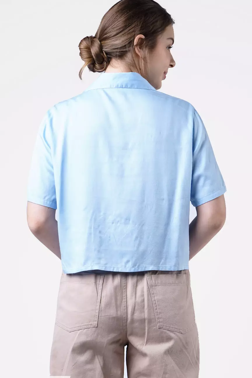 Kemeja Wanita Debora Light Blue