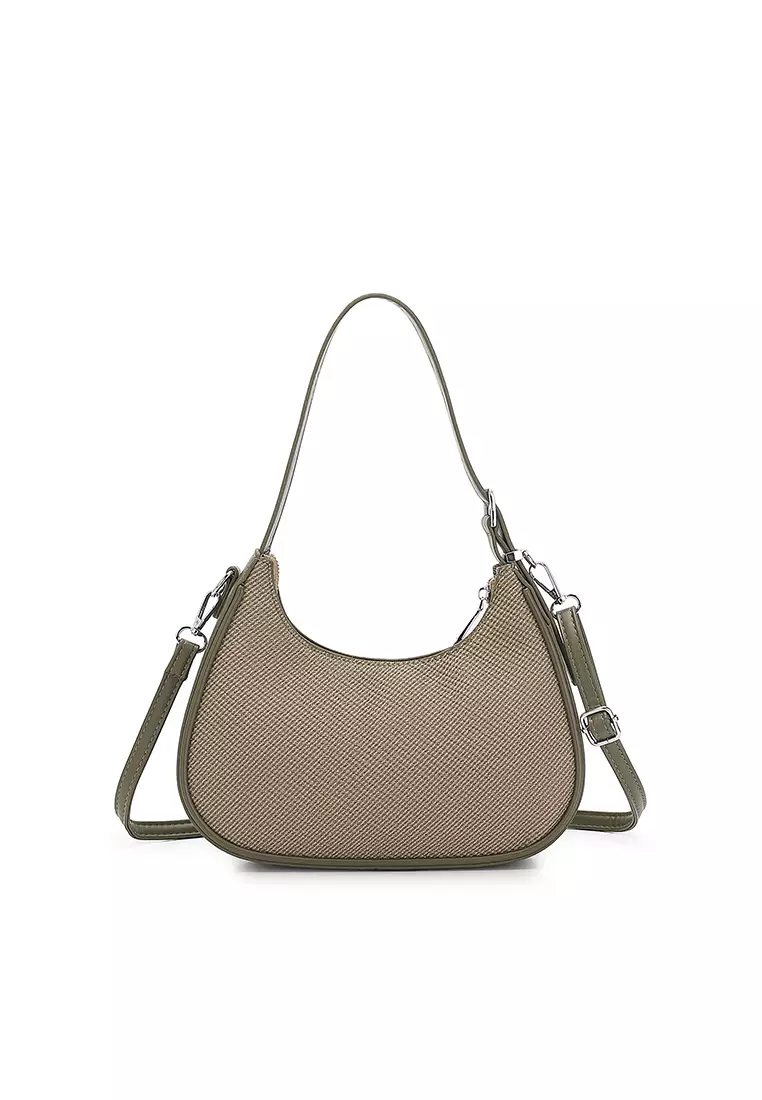 Women's Top Handle Bag / Sling Bag / Crossbody Bag / Shoulder Bag (手拿袋 / 斜孭袋 / 單肩包) - 綠色