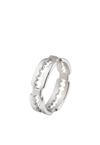 Buy Happy Fridays Stainless Steel Blade Ring Dw0617 Online On Zalora Singapore