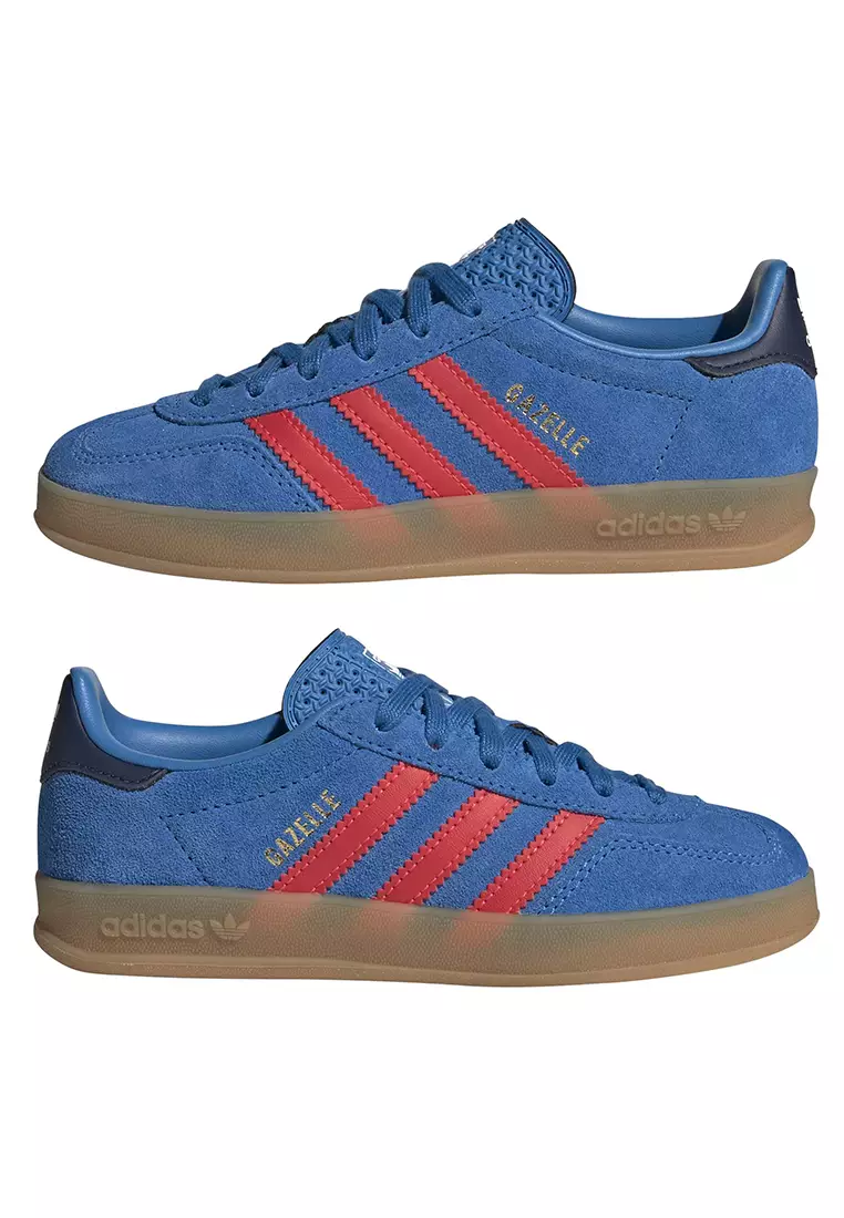 adidas gazelle silver green womens Adidas Gazelle Indoor Cream White Blue Orange