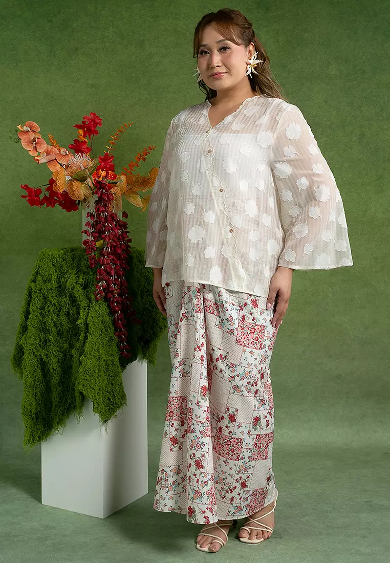Dariyah 加大碼 Kurung Pareo 套裝