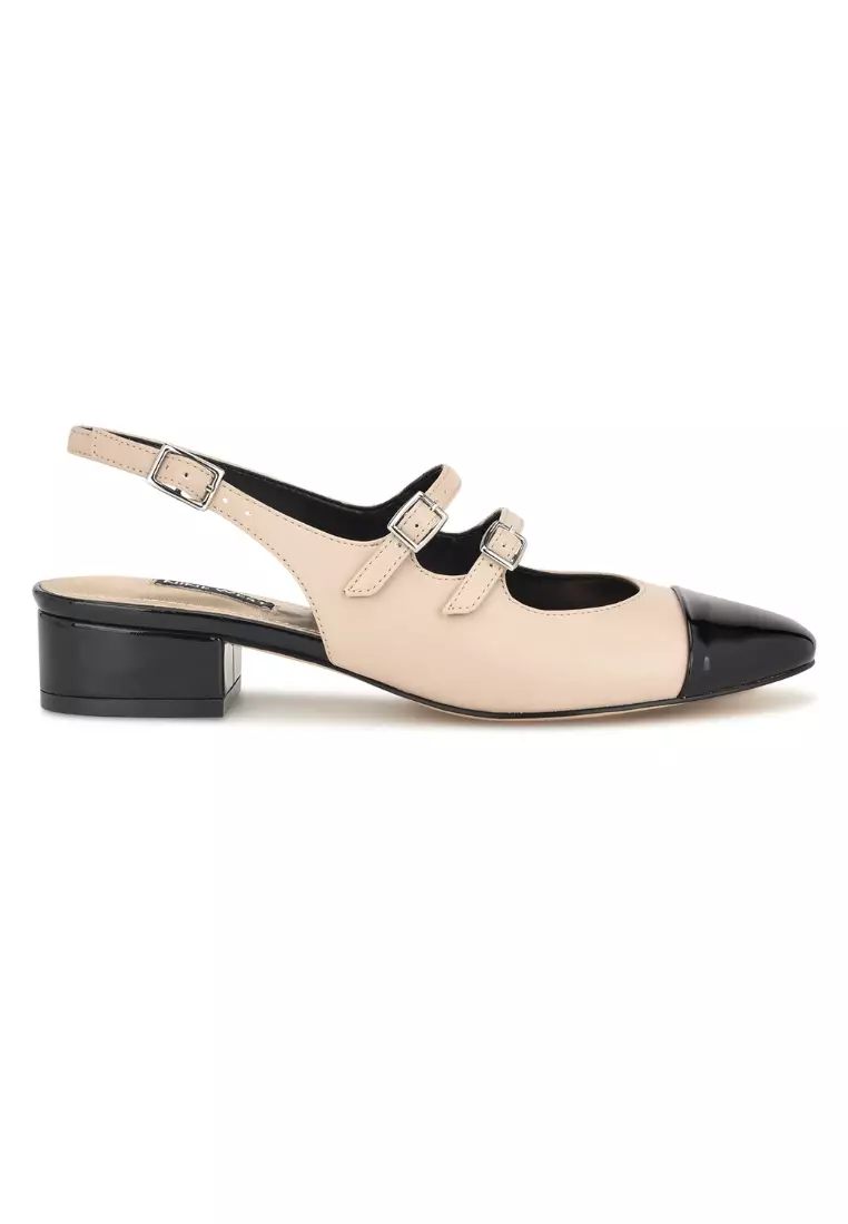 Nine west block heel pump deals