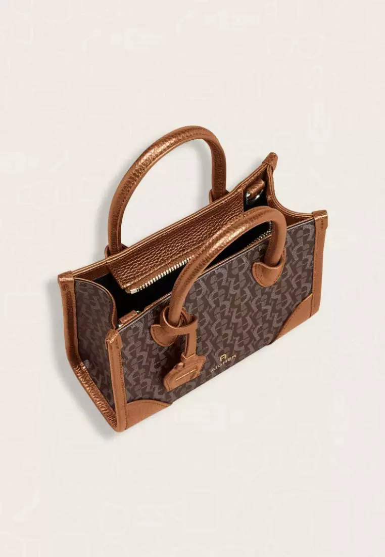 Jual Aigner Aigner Samara Icon Shopper XS Fango Original 2025